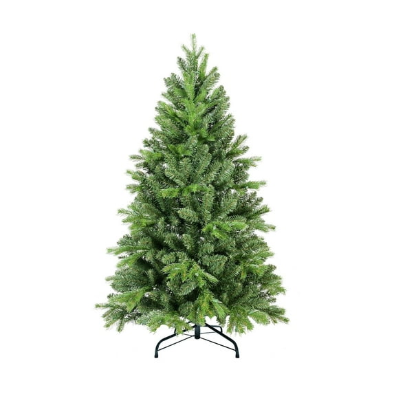 CZMDZH 7ft Artificial Christmas Tree, Automatic Unfold PE/PVC Xmas Tree with Easy Setup, Full Size Holiday Decor for Home, Office, & Family Celebration