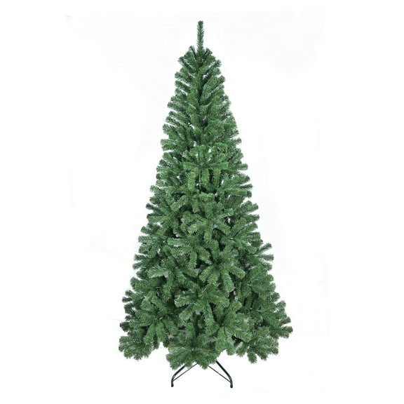 CZMDZH 8ft Automatic Artificial Christmas Tree for Large Space, Eco-Friendly Fireproof PVC Xmas Tree, Easy Setup Grand Holiday Decor for Spacious Living Room & Home