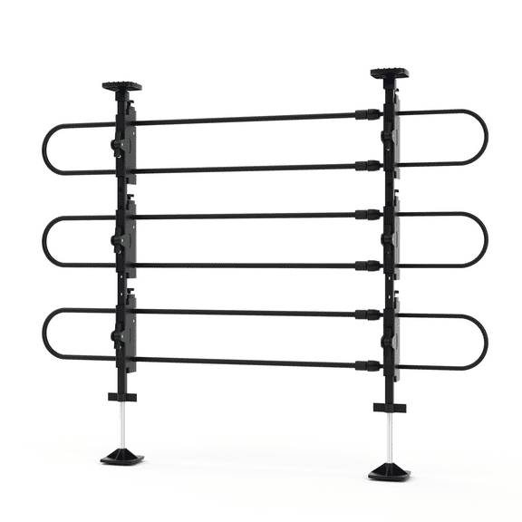 CZMDZH Adjustable Dog Barrier Universal for SUVs, Vehicles, Cars & Trucks.Metal Tubing Gate Divider