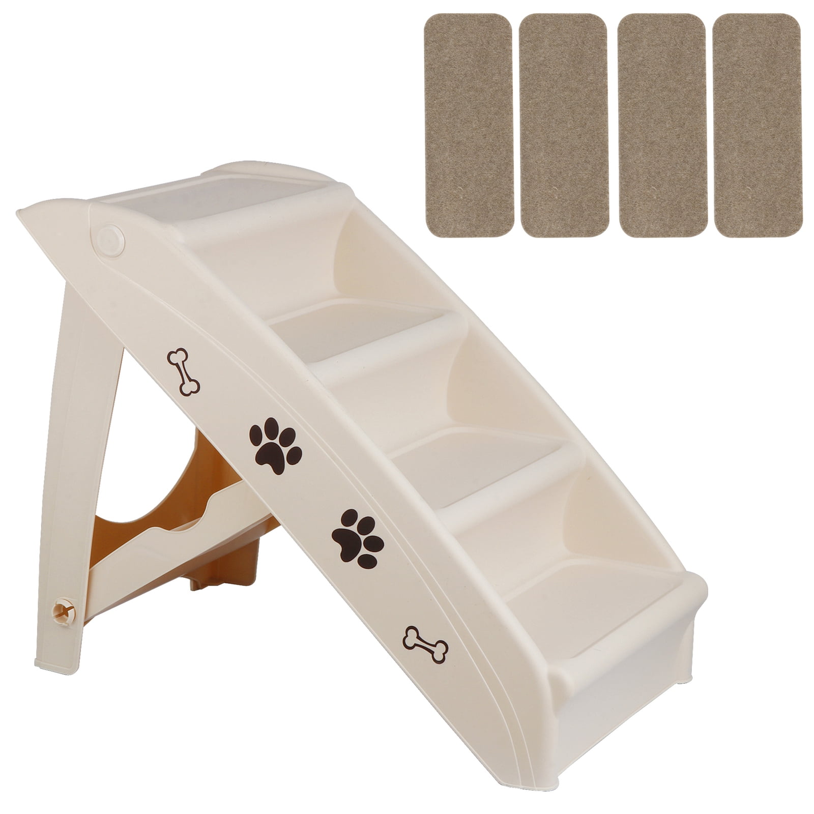 CZMDZH Pet Dog Stairs Foldable Nonslip Dog Steps for Small Pet Dogs ...