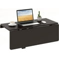 thumbnail image 1 of CZMJY 31.5" Wall Mounted Folding Desk, Drop-Leaf Floating Desk with Spacious Surface, Space-Saving Foldable Wall Table for Study, Bedroom, Bathroom, Balcony & Small Spaces, 1 of 9