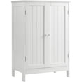 thumbnail image 1 of CZMJY Freestanding Storage Cabinet with Double Doors and Shelf, Modern Home Furniture, Wooden Home Organizer for Living Room, Bathroom Storage Cabinet White, 1 of 11