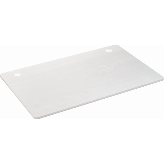 CZMJY Universal Wood Table Top, 48” x 30” Solid One-Piece Desktop for Standard & Sit to Stand Desk Frame, Rectangular Workbench Top Board with Cable Holes, Countertop DIY, Coffee Bar Tabletop