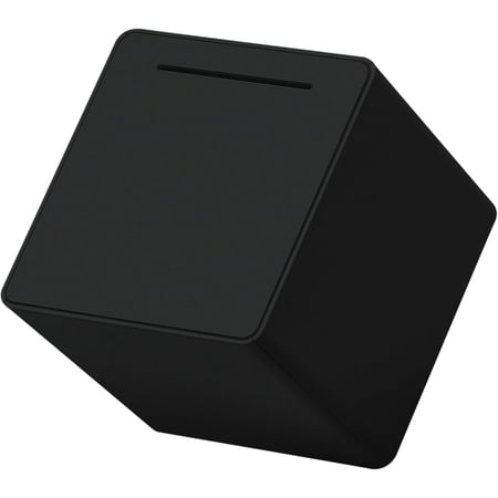 CZQ Bank for Adults for Savings, Assembly Plastic Money Saving Box,Must Break to Open Adult Piggy Bank for Cash (Black)