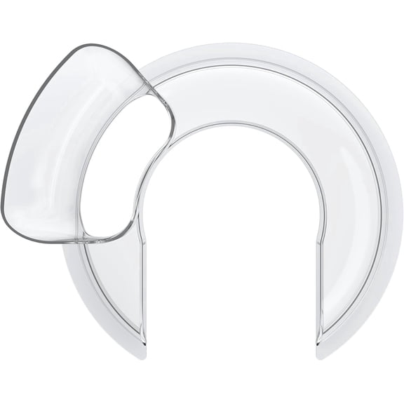 CZQ Food-Grade Pouring Shield for 4.5-5QT Mixer Bowl (Stainless Steel, Glass, Ceramic) - Secure Fit Splash Guard for Tilt-Head Stand Mixers and Dishwasher Safe