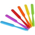thumbnail image 1 of CZQ Mini Silicon Scraper Tool,Jar Spatula with Long Handle Heat Resistant,Small Silicone Spatulas Bulk for Kitchen, for Baking, Cake Icing(of 6), 1 of 5