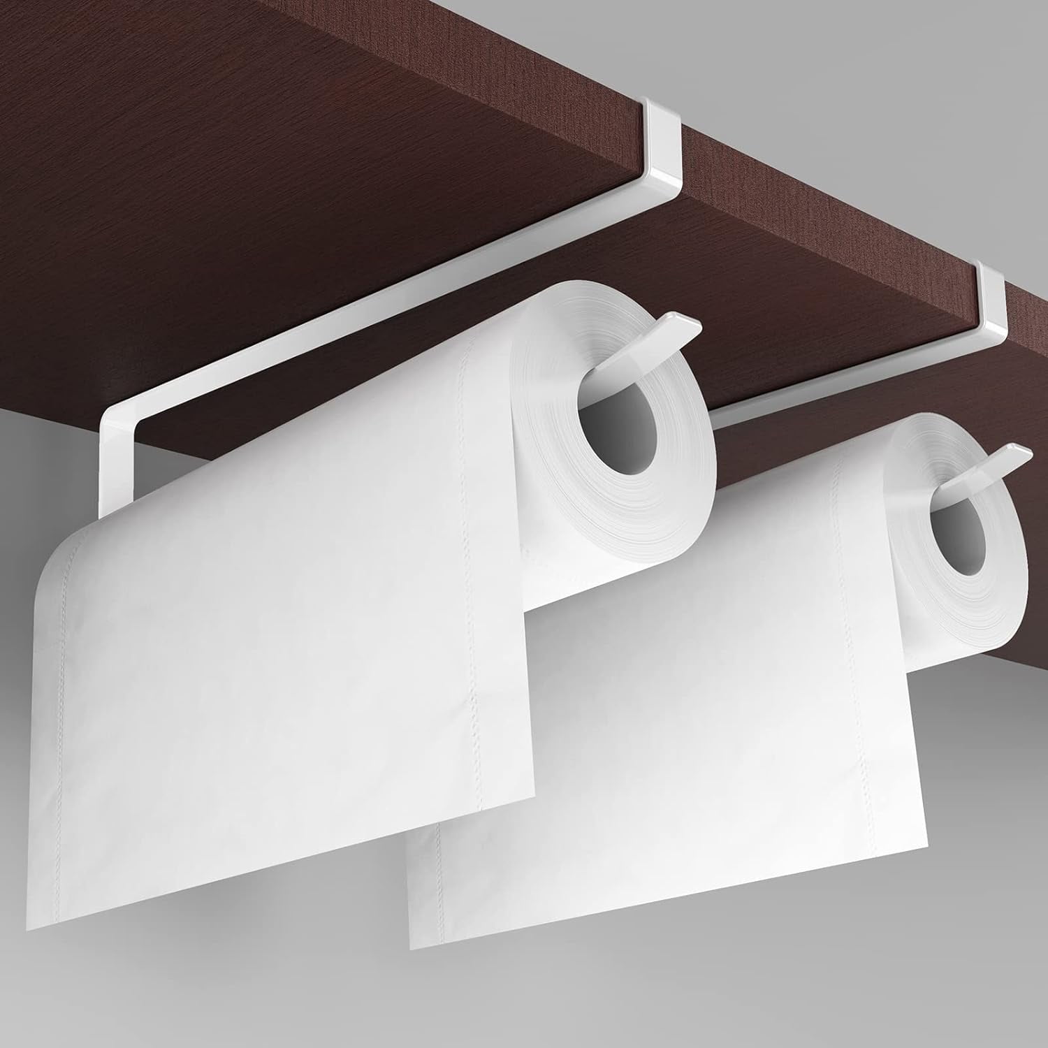 CZQ Paper Roll Holder, Paper Towel Holder ,Cabinet Hanging Kitchen Roll ...