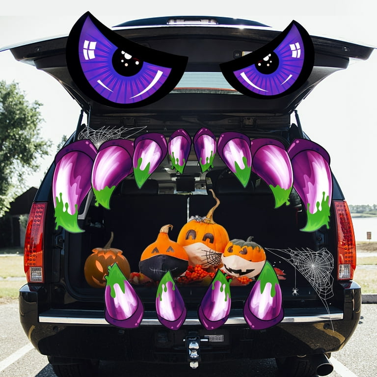 Cartoon Monster Truck Auto Car Bumper Sticker Decal