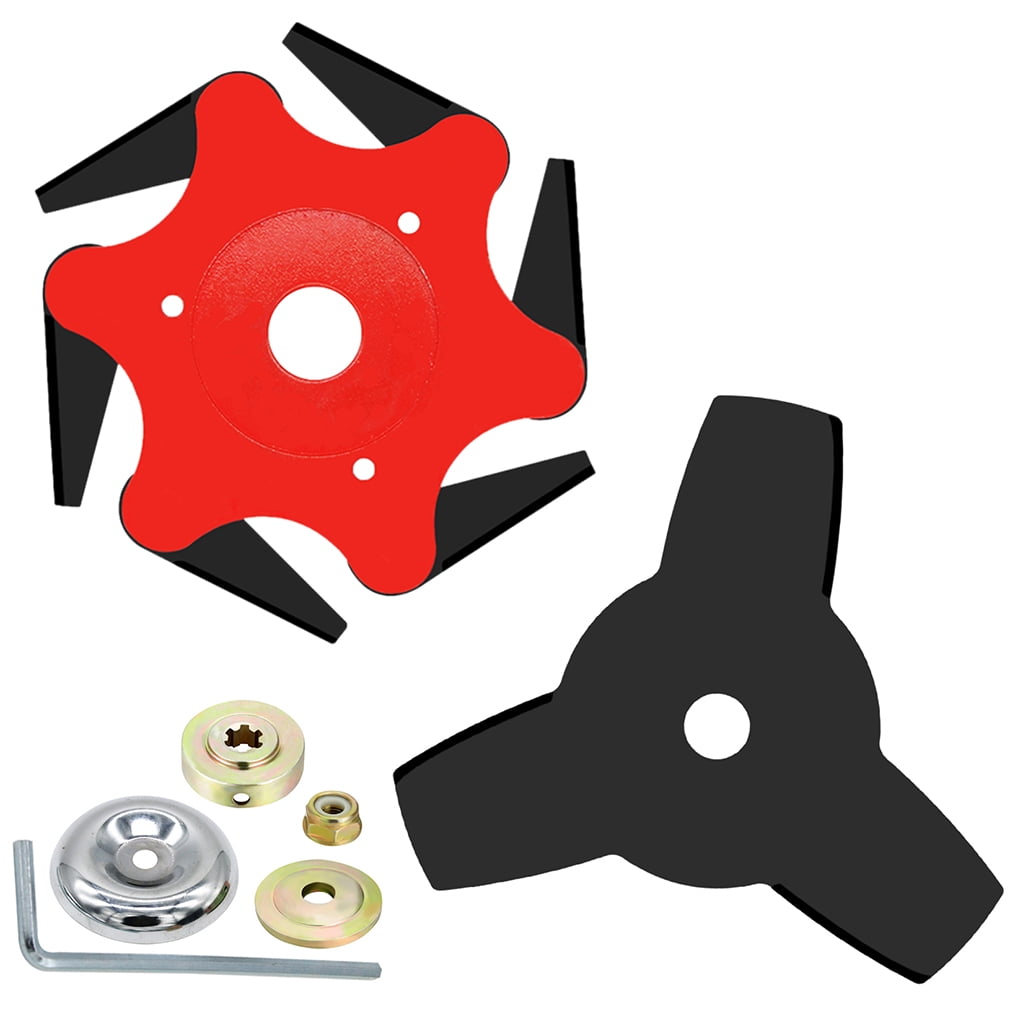 CZS Steel Trimmer Head, 6 Steel Razors Trimmer Head, Upgraded Weed