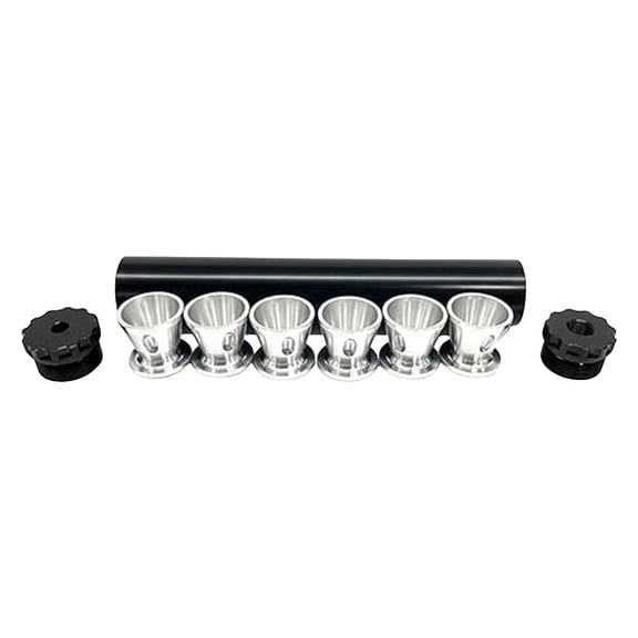 CZSCPDAW Aluminum Automotive Fuel Filter Trap Kit, 1/2 X 28 Thread with Multiple Caps