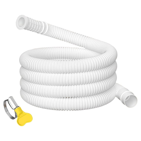 CZSCPDAW Flexible Air Conditioner Drain Hose Kit with Connector Clamps and U-Bend Holder for Mini Split AC Washer and Dishwasher