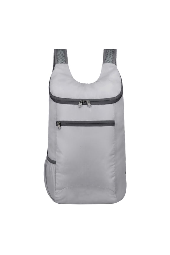 Men's 20L Polyester Foldable Travel Backpack with Packable Design and Adjustable Straps for Hiking Travel and Camping