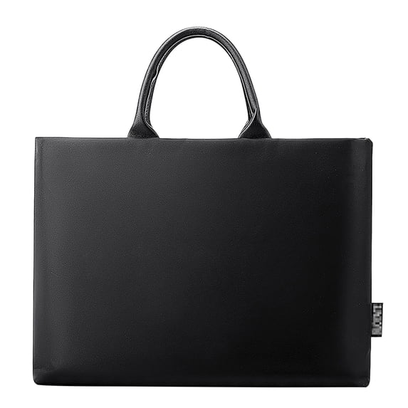 CZSCPDAW Men's Slim Black Crossbody Bag with Adjustable Shoulder Strap and Zipper Closure for Work Travel and Daily Use