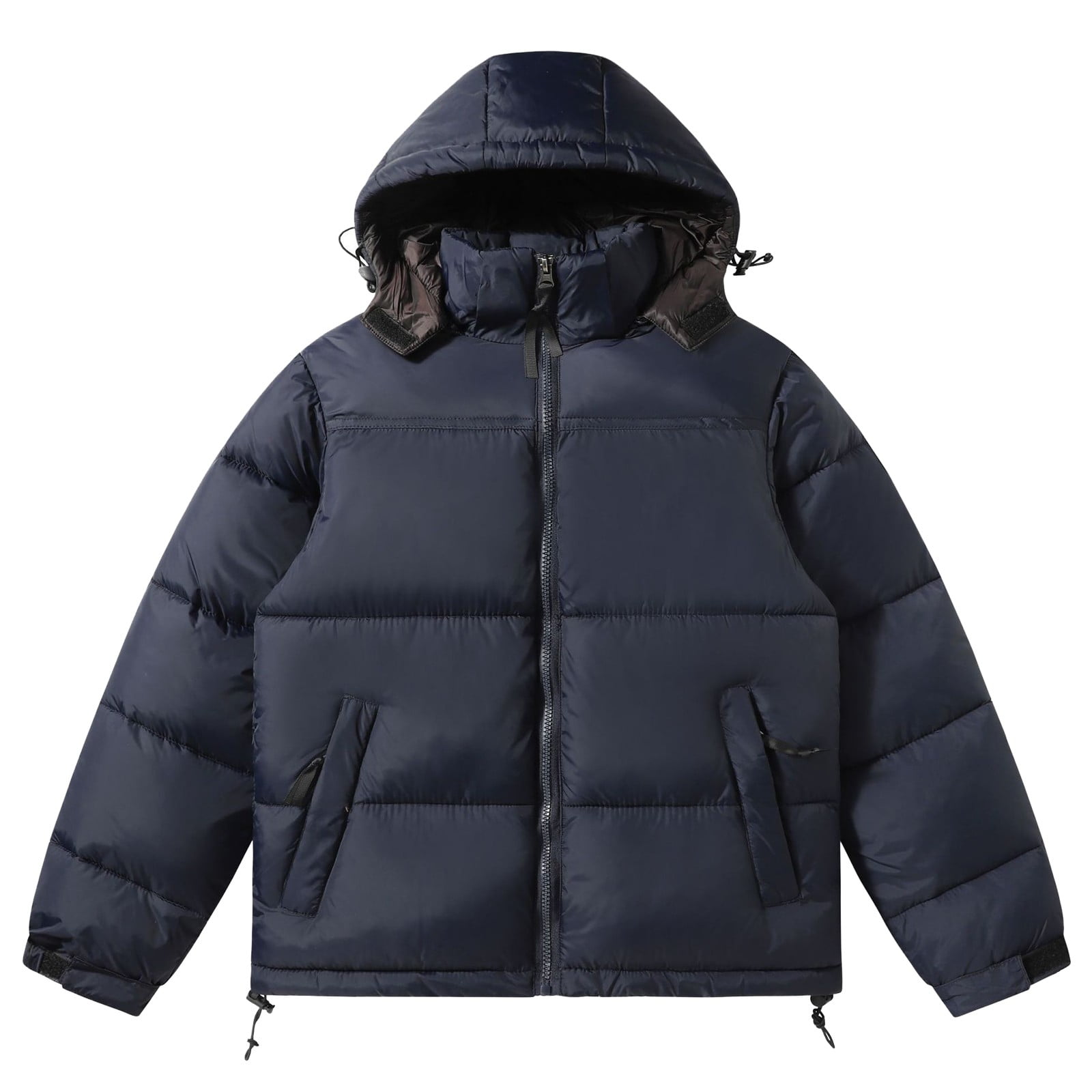 Winter Men's Tooling Cotton-padded Jacket Youth Thick Hooded Jacket Korean Version of Loose Large Size Warm Cotton Jacket