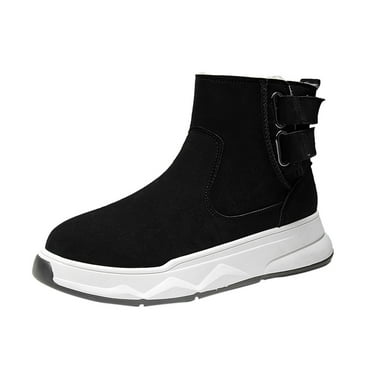 CZSCPDAW Mens Winter Hiking Boots Non Slip Warm Lined Snow Boots For Outdoor Trekking Men's Winter Outdoor Cotton Shoes High Top And Thick Totton Boots Warm Non Slip Snow Boots