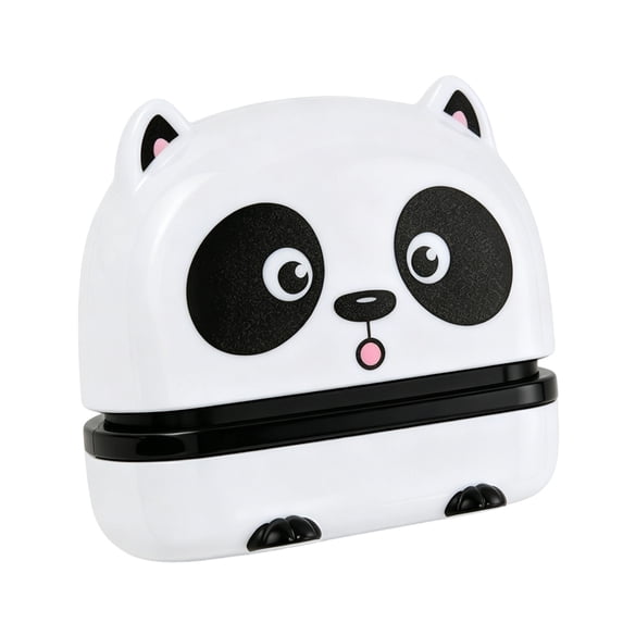 CZSCPDAW Personalized Panda Name Stamp for Kids Clothing and School Supplies, Self-Inking Marker, White