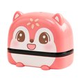 thumbnail image 1 of CZSCPDAW Personalized Squirrel Name Stamp for Kids Clothing and School Supplies, Self-Inking Marker, Pink, 1 of 2