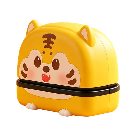 CZSCPDAW Personalized Tiger Name Stamp for Kids Clothing and School Supplies, Self-Inking Marker, Orange