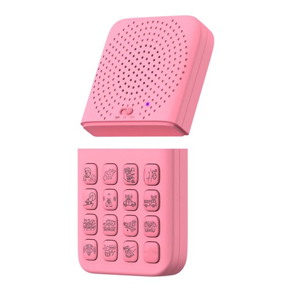 CZSCPDAW Rechargeable 2-in-1 Magnetic Sound Effects Machine with 16 Sounds, Detachable Prank Noise Button with Volume Control