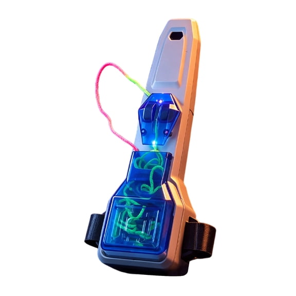 CZSCPDAW Rechargeable Glow String Launcher Toy with Light-Up Rope for Kids Outdoor Games Backyard Park and Camping