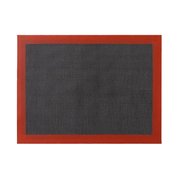 CZSCPDAW Red Border Grill Mesh Mat, Fine-Mesh BBQ Cooking Mat for Grills, Ovens and Outdoor Barbecue