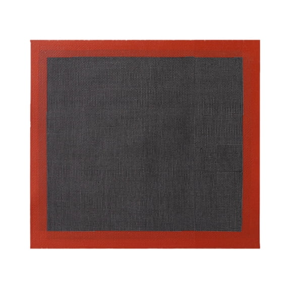 CZSCPDAW Red Border Grill Mesh Mat, Fine-Mesh BBQ Cooking Mat for Grills, Ovens and Outdoor Barbecue