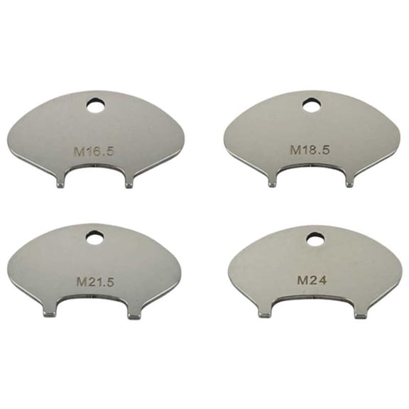 CZSCPDAW Stainless Steel Faucet Key Set, 6 Size Sillcock Wrench for Water Valve Access