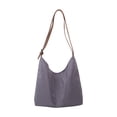 thumbnail image 1 of CZSCPDAW Women's Gray Slouchy Tote Handbag with Comfortable Handles and Spacious Interior for Work Shopping and Travel, 1 of 2