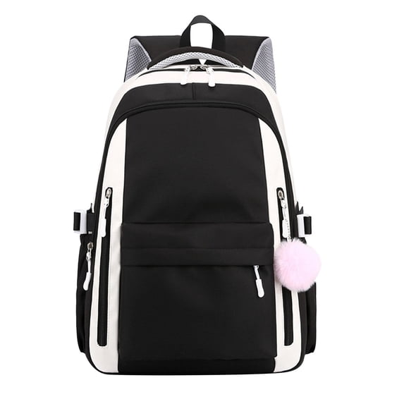 CZSCPDAW Women's Lavender School Backpack with Laptop Compartment and Multi-Pocket Storage for School Travel and Daily Use