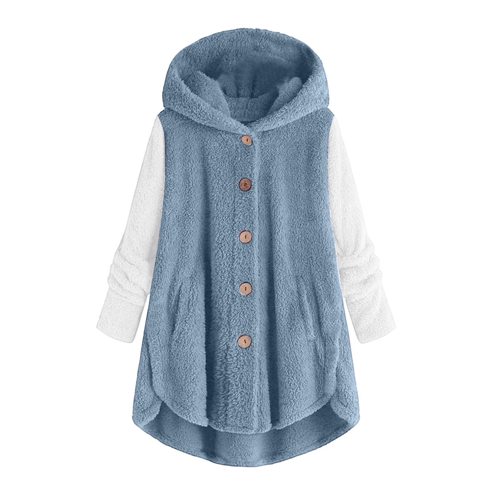Winter Solid Colour Plush Jacket