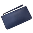 thumbnail image 1 of CZSCPDAW Women's Navy Card Holder Wallet with Card Slots and Zipper Pocket for Cards Coins and Daily Carry, 1 of 2