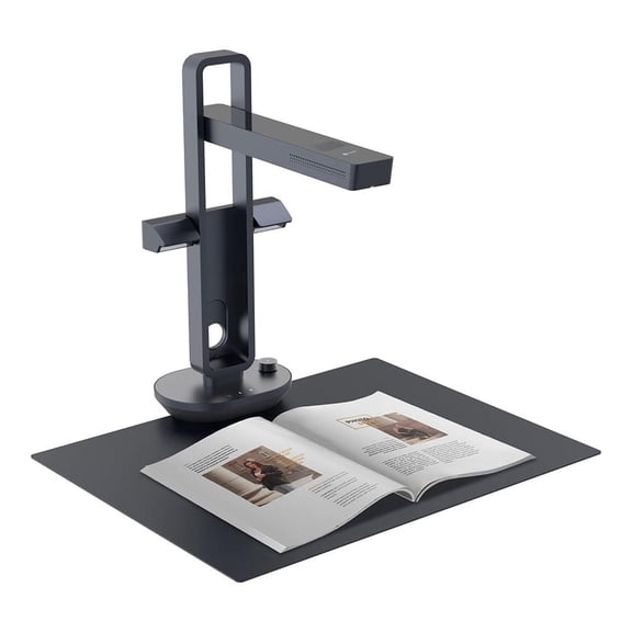 CZUR Aura Pro Book & Document Scanner,Capture A3 & A4, Auto-Flatten & Deskew Powered by AI Technology, Foldable & Portable, Compatible with Windows & Mac OS