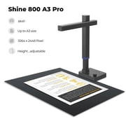 CZUR Shine800A3 Pro 8MP A3&A4 Document Scanner | Height Adjustable USB Document Camera, OCR, for MacOS and Windows