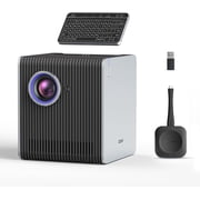 CZUR StarryHub All-in-One Conferencing System 2024 Edition, 2200 ANSI Lumens Meeting Projector + HD 1080P Conference WebcamAuto Framing + 6 AI MicsNoise Cancellation+ Speakers