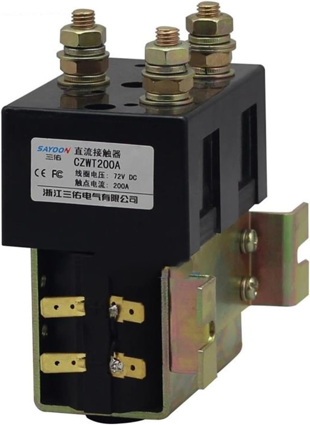 CZWT200A ZJWT200A DC182 DC Contactor Relay 12V 24V 36V 48V 60V for