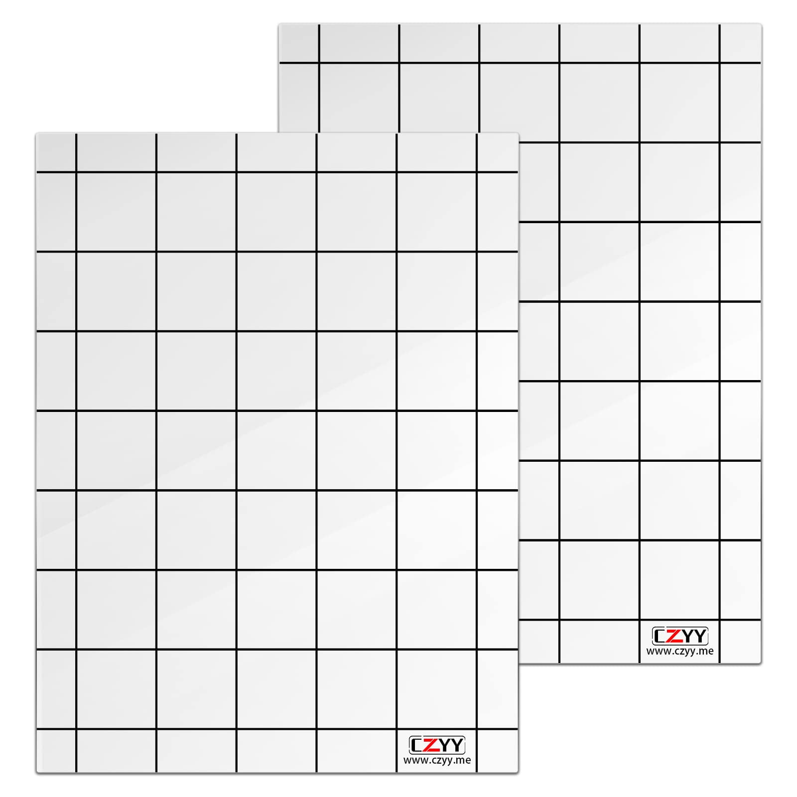 CZYY Acrylic Game Mat 1" Square Grid Overlay Set of 2, 6"x8" Battle Map ...
