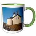 thumbnail image 1 of 3drose, Ca, Crescent City, Battery Point Lighthouse - Us05 Wbi1545 - Walter Bibikow, 15oz Two-tone Green Mug, 1 of 6