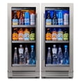 thumbnail image 1 of Ca'Lefort 30 inch Beverage Refrigerator,200 Cans Beverage Cooler with Stainless steel door frame for Home Office, 1 of 8