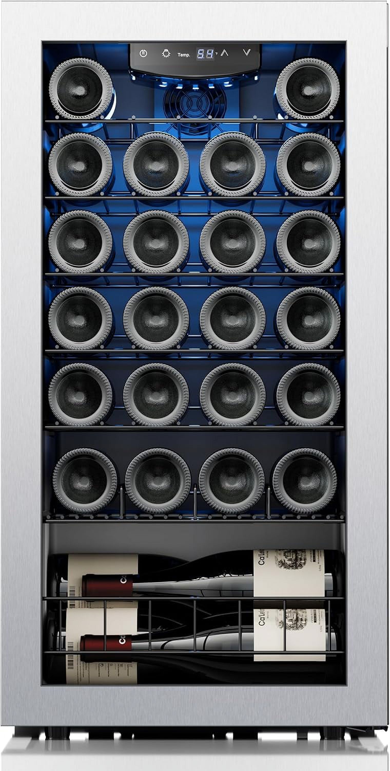 Ca'Lefort Wine Fridge, 32 Bottles Wine Cooler with Digital 3865