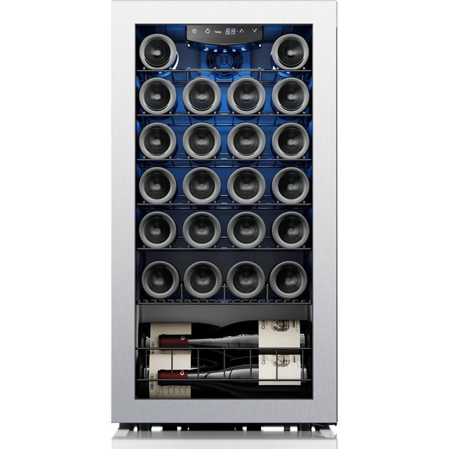 Ca'Lefort Wine Fridge, 32 Bottles Wine Cooler with Digital 3865
