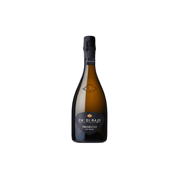 Ca' di Rajo Extra Dry Sparkling White Wines Prosecco, 750 ml Glass Bottle Veneto 12% ABV