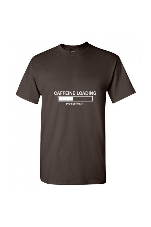 Ca**eine Loding Please Wait Novelty Humor Funny Pun Gift For Party Lovers Christmas Birthday Anniversary Mens Graphic T Shirts