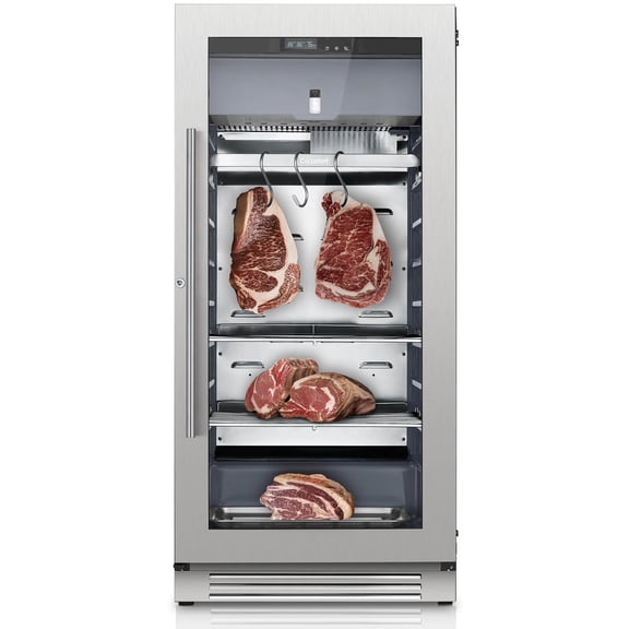 Ca'Lefort Dry Aging Fridge for Steaks, 8.23 cu.ft. Meat Ager Refrigerator for Restaurant/Bar/Kitchen/Home with Dual-Layer LOW-E Glass