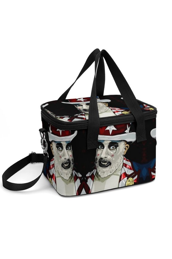 Ca_ptain_Spaulding Cooler Bag Insulated, Waterproof Leakproof Zipper Cooler Box Picnic Bag Insulatedfor Outdoor Travel Beach Picnic Camping