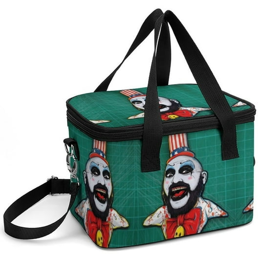Ca_ptain_Spaulding Cooler Bag Insulated, Waterproof Leakproof Zipper Cooler Box Picnic Bag Insulatedfor Outdoor Travel Beach Picnic Camping