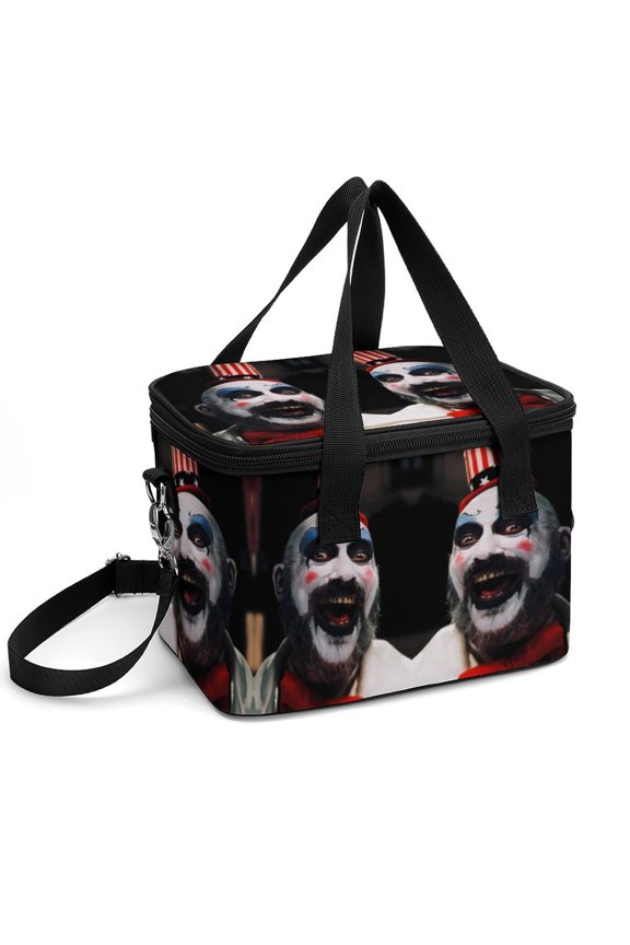 Ca_ptain_Spaulding Cooler Bag Insulated, Waterproof Leakproof Zipper Cooler Box Picnic Bag Insulatedfor Outdoor Travel Beach Picnic Camping