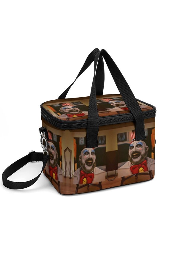 Ca_ptain_Spaulding Cooler Bag Insulated, Waterproof Leakproof Zipper Cooler Box Picnic Bag Insulatedfor Outdoor Travel Beach Picnic Camping