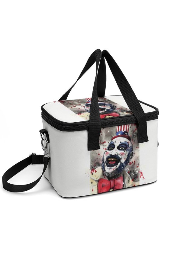 Ca_ptain_Spaulding Cooler Bag Insulated, Waterproof Leakproof Zipper Cooler Box Picnic Bag Insulatedfor Outdoor Travel Beach Picnic Camping