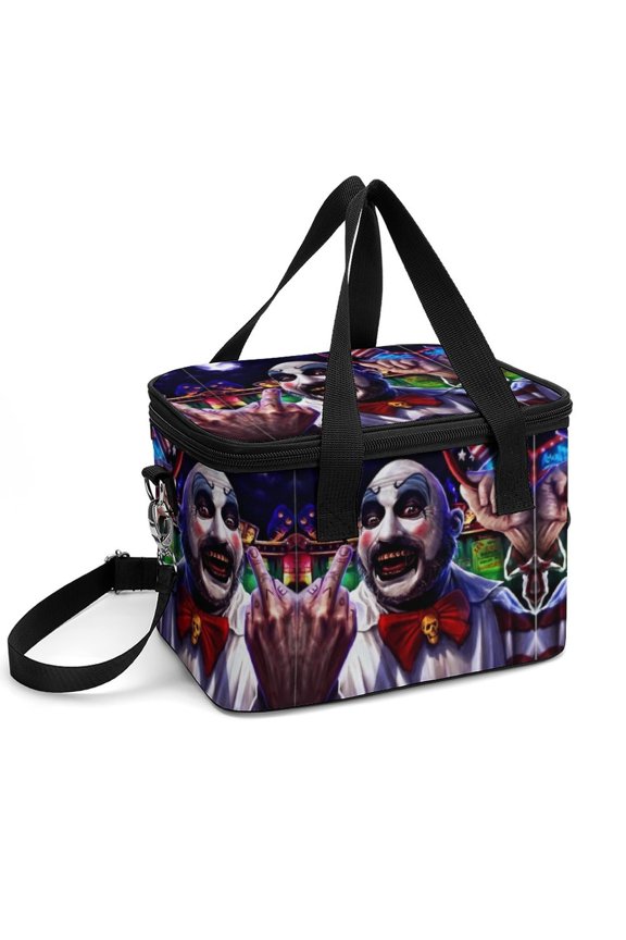 Ca_ptain_Spaulding Cooler Bag Insulated, Waterproof Leakproof Zipper Cooler Box Picnic Bag Insulatedfor Outdoor Travel Beach Picnic Camping