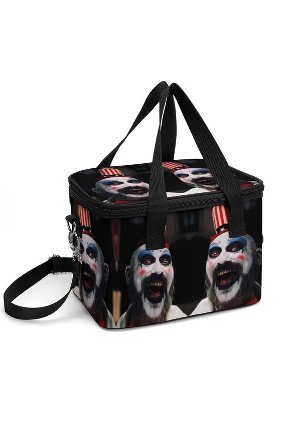 Ca_ptain_Spaulding Cooler Bag Insulated, Waterproof Leakproof Zipper Cooler Box Picnic Bag Insulatedfor Outdoor Travel Beach Picnic Camping